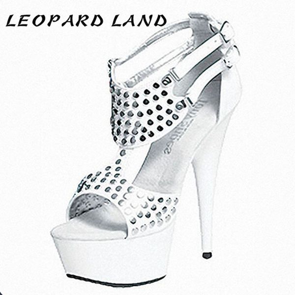 leopard land 15cm heels riveted super high heels, baked lacquer, hollow package, heel package, instep sandals, women's shoes lyp, Black
leopard land 15cm heels riveted super high heels, baked lacquer, hollow package, heel package, instep sandals, women's shoes lyp, Black