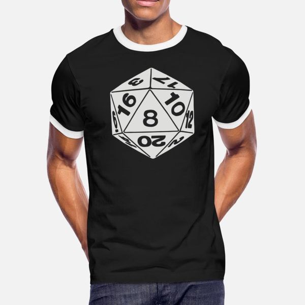 20 sided die t shirt men custom tee shirt o-neck homme gift new style spring original shirt
20 sided die t shirt men custom tee shirt o-neck homme gift new style spring original shirt