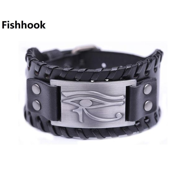 tennis fishhook est drop ancient egyptian symbol of protection royal power and good health eye horus men leather bracelet, Golden;silver
tennis fishhook est drop ancient egyptian symbol of protection royal power and good health eye horus men leather bracelet, Golden;silver