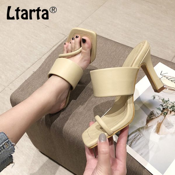 ltarta 2020 summer square head thin heel wear open-toed casual clip toe high-heeled slippers, Black
ltarta 2020 summer square head thin heel wear open-toed casual clip toe high-heeled slippers, Black