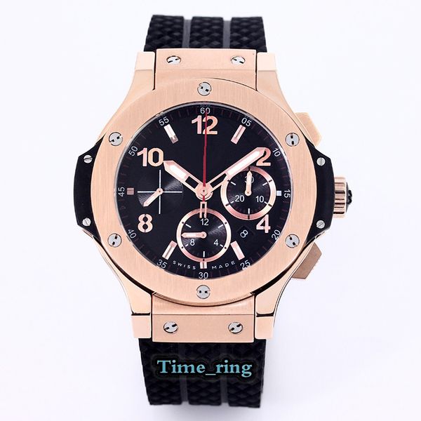 version 301.px.130.rx multifunction dial rose gold steel case 4100 automatic mechanical movement mens watch rubber strap sport watches, Slivery;brown
version 301.px.130.rx multifunction dial rose gold steel case 4100 automatic mechanical movement mens watch rubber strap sport watches, Slivery;brown