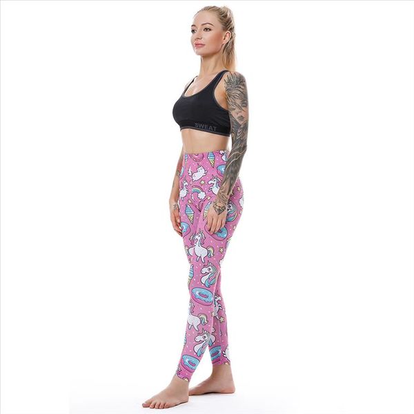brand unicorn leggings women leggins fitness legging high waist push up shiny 3d printed rainbow pants star cat donuts, Black
brand unicorn leggings women leggins fitness legging high waist push up shiny 3d printed rainbow pants star cat donuts, Black