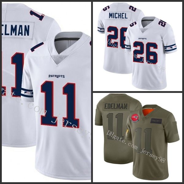 new england patriots green 26 sony michel 11 julian edelman team logo vapor nfl white jersey, Black;red
new england patriots green 26 sony michel 11 julian edelman team logo vapor nfl white jersey, Black;red