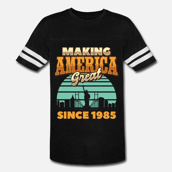 making america great since 1985 retro birthday t shirt men print 100% cotton s-xxxl formal cute funny spring unique shirt, White;black
making america great since 1985 retro birthday t shirt men print 100% cotton s-xxxl formal cute funny spring unique shirt, White;black