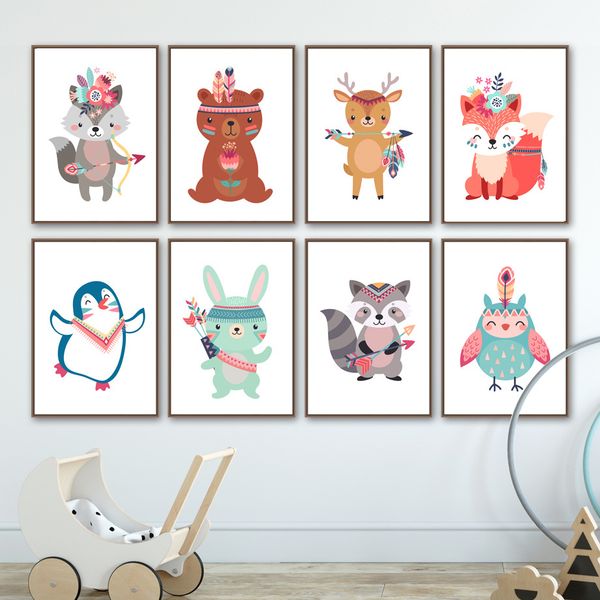 boho мультфильм медведь олень fox кролик сова детские wall art печать холст картина нордик плакат стена фотографии детская детская комната д
boho мультфильм медведь олень fox кролик сова детские wall art печать холст картина нордик плакат стена фотографии детская детская комната д