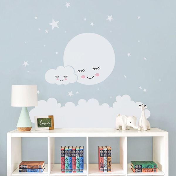 moon stars wall decal cloud nursery wall stickers for kids room decal nursery wall sticker girls decorative vinyl babies t180838 y200102
moon stars wall decal cloud nursery wall stickers for kids room decal nursery wall sticker girls decorative vinyl babies t180838 y200102