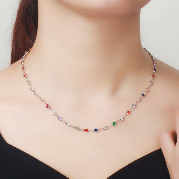 chokers cwwzircons cute multicolor cubic zircon crystal round cz chocker necklace for women elegant wedding party boho jewelry cp059, Golden;silver
chokers cwwzircons cute multicolor cubic zircon crystal round cz chocker necklace for women elegant wedding party boho jewelry cp059, Golden;silver