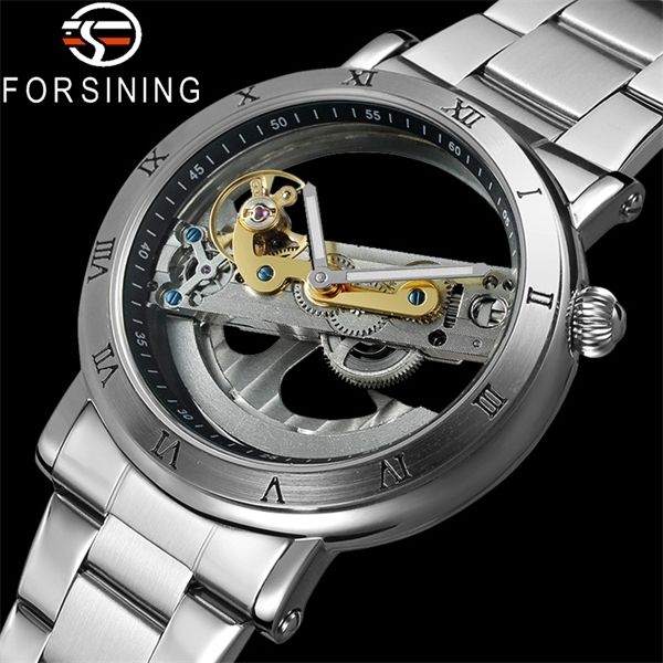 forsining automatic mechanical men wristwatch military male clock brand luxury silver transparent skeleton man watch 9418d 0924, Slivery;brown
forsining automatic mechanical men wristwatch military male clock brand luxury silver transparent skeleton man watch 9418d 0924, Slivery;brown