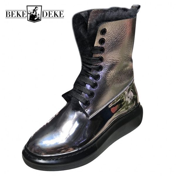 boots shearing winter warm sheep mid calf snow fashion genuine leather lace up thick bottom round toew plus size, Black
boots shearing winter warm sheep mid calf snow fashion genuine leather lace up thick bottom round toew plus size, Black