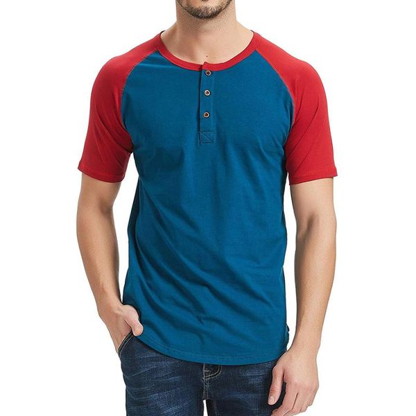 men's t-shirts men splicing henley collar t shirt short sleeve hip hop curve hem funny streetwear tee slim fit summer hipster, White;black
men's t-shirts men splicing henley collar t shirt short sleeve hip hop curve hem funny streetwear tee slim fit summer hipster, White;black