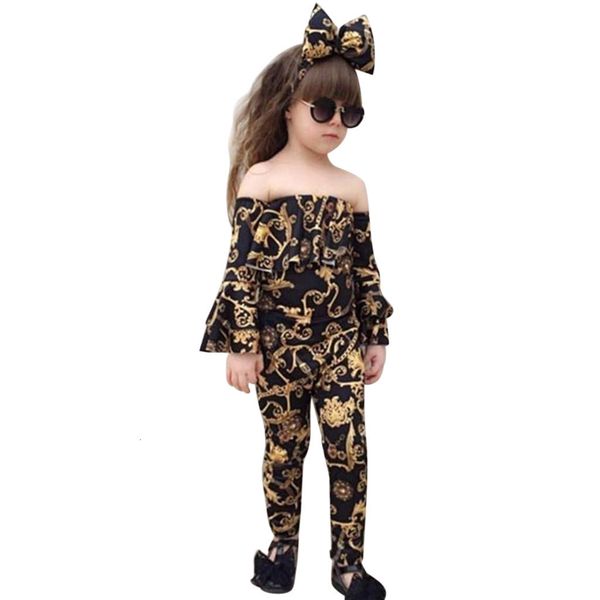 clearance newes excelent fashion baby girls toddler kids baby girls outfits printing off shoulder t-shirt+pants+headband set z0215, White
clearance newes excelent fashion baby girls toddler kids baby girls outfits printing off shoulder t-shirt+pants+headband set z0215, White