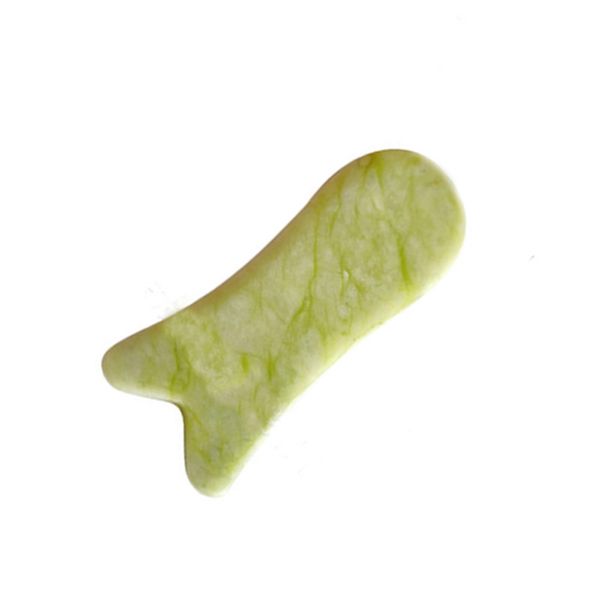 fish shaped gua sha natural stone board dark green jade guasha scraping massage tool for beauty
fish shaped gua sha natural stone board dark green jade guasha scraping massage tool for beauty