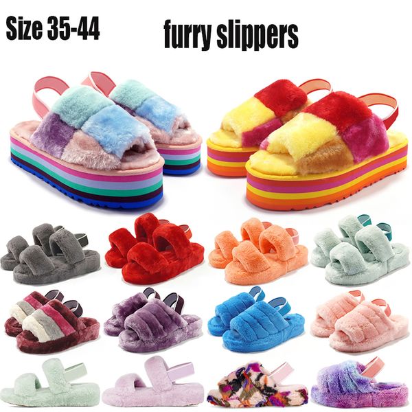 us5-13 2020 australia womens furry slippers fashion fluff slide girl comfortable warm sandals classic black warm pink grey blue mint green
us5-13 2020 australia womens furry slippers fashion fluff slide girl comfortable warm sandals classic black warm pink grey blue mint green