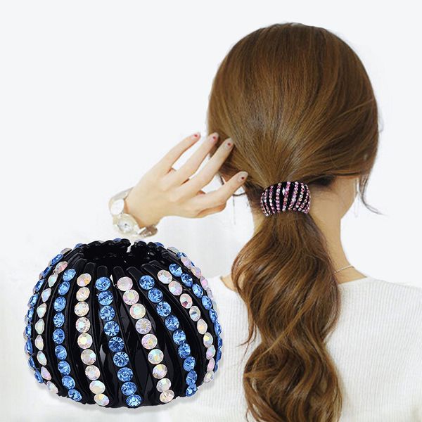 easya shrinkable hairpin womens fashion hair accessories bud hair clip nest shape ties holder 4 colors for choose, Golden;silver
easya shrinkable hairpin womens fashion hair accessories bud hair clip nest shape ties holder 4 colors for choose, Golden;silver
