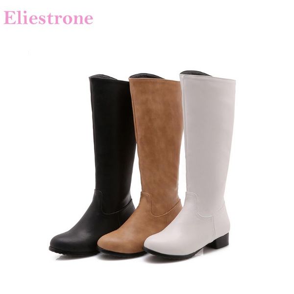 boots brand winter white brown women knee high comfortable chunky heels lady shoes ab231 plus big size 10 32 45 47, Black
boots brand winter white brown women knee high comfortable chunky heels lady shoes ab231 plus big size 10 32 45 47, Black