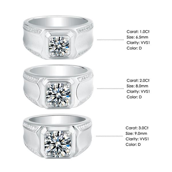 gems ballet luxury 925 sterling silver 1ct 2 ct 3ct d color moissanite rings men modern ring for anniversary fathers day gift
gems ballet luxury 925 sterling silver 1ct 2 ct 3ct d color moissanite rings men modern ring for anniversary fathers day gift