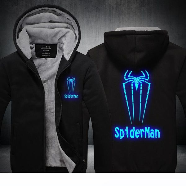 new winter jackets and coats spiderman hoodie anime luminous spider-man hooded thick zipper men cardigan sweatshirts, Black
new winter jackets and coats spiderman hoodie anime luminous spider-man hooded thick zipper men cardigan sweatshirts, Black