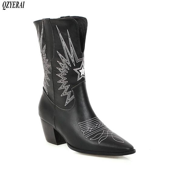 boots autumn/winter patent leather women 6cm thick heel embroidery to shins black white russian classic shoes
boots autumn/winter patent leather women 6cm thick heel embroidery to shins black white russian classic shoes