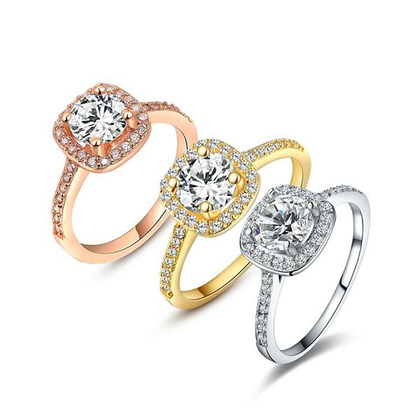 aprilgrass brand designer anillos fashion jewelry rings for women white rose gold color zirconia environmental rhinestone wedding rings, Silver
aprilgrass brand designer anillos fashion jewelry rings for women white rose gold color zirconia environmental rhinestone wedding rings, Silver