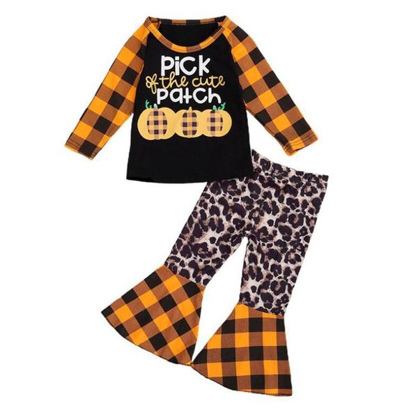 halloween children suit pick pumpkin orange plaid 2-piece set long-sleeved t-shirt + fashion flared pants infant baby playsuit sale d9402, White
halloween children suit pick pumpkin orange plaid 2-piece set long-sleeved t-shirt + fashion flared pants infant baby playsuit sale d9402, White