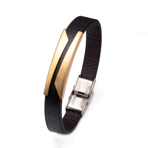 men women sporty jewelry vintage chain link cuff bracelets diy braided genuine leather charm bracelets, Black
men women sporty jewelry vintage chain link cuff bracelets diy braided genuine leather charm bracelets, Black