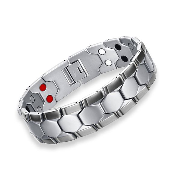 quantum energy emf protection magnetic titanium steel bracelet with health care stone fashion jewelry for man, Black
quantum energy emf protection magnetic titanium steel bracelet with health care stone fashion jewelry for man, Black