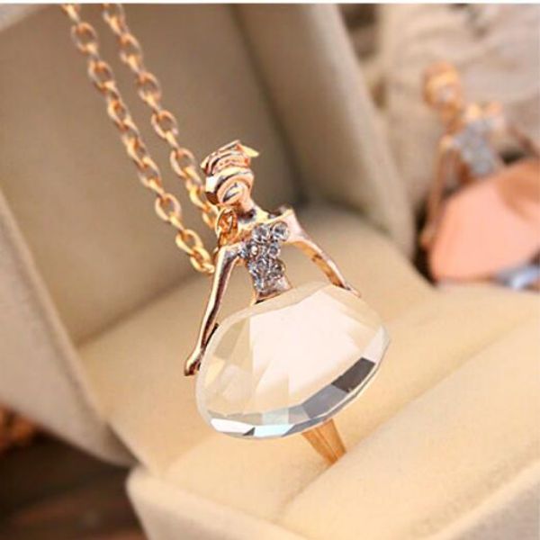jewelry crystal necklace for women sweater ballerina girl pendant necklace fashion of shipping, Silver
jewelry crystal necklace for women sweater ballerina girl pendant necklace fashion of shipping, Silver