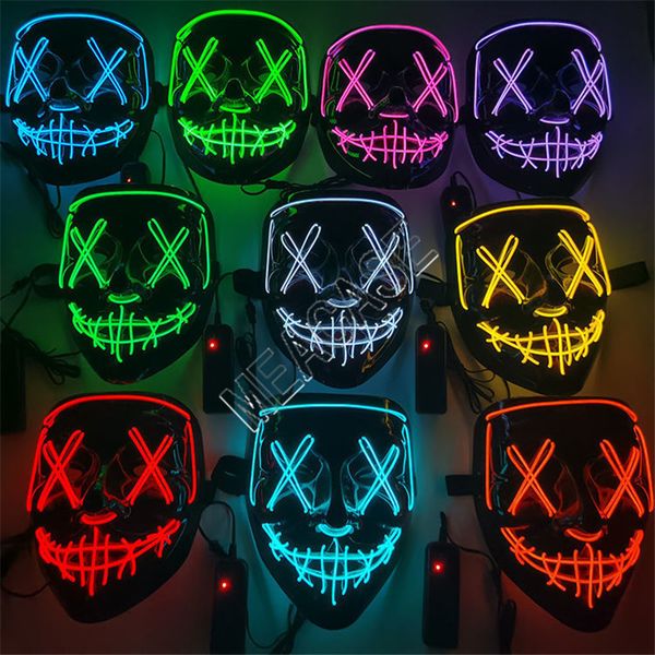 halloween horror mask led glowing masks purge cover election mascara costume dj party light up masks glow in dark 8 colors boutique d81805, Silver
halloween horror mask led glowing masks purge cover election mascara costume dj party light up masks glow in dark 8 colors boutique d81805, Silver