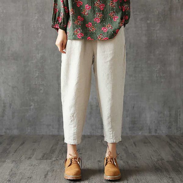 women's pants & capris women linen oversized 2021 autumn casual pant loose lady fabric cotton solid color female harem, Black;white
women's pants & capris women linen oversized 2021 autumn casual pant loose lady fabric cotton solid color female harem, Black;white