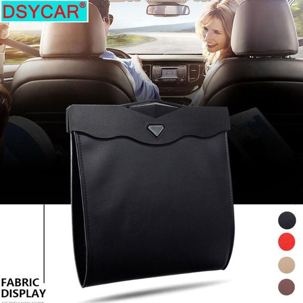 dsycar 1pcs led car garbage bag waterproof magnetic adsorption trash can back seat hanging leather storage pocket leak-proof
dsycar 1pcs led car garbage bag waterproof magnetic adsorption trash can back seat hanging leather storage pocket leak-proof