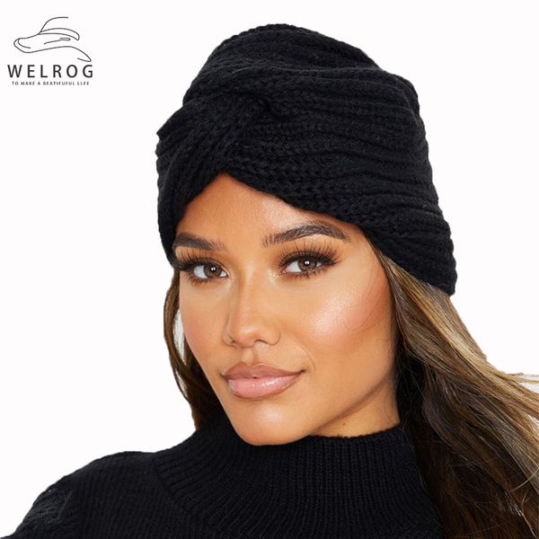 beanie/skull caps welrog knitted cross knot turban solid color for women winter warm hats fashion elastic wild, Blue;gray
beanie/skull caps welrog knitted cross knot turban solid color for women winter warm hats fashion elastic wild, Blue;gray