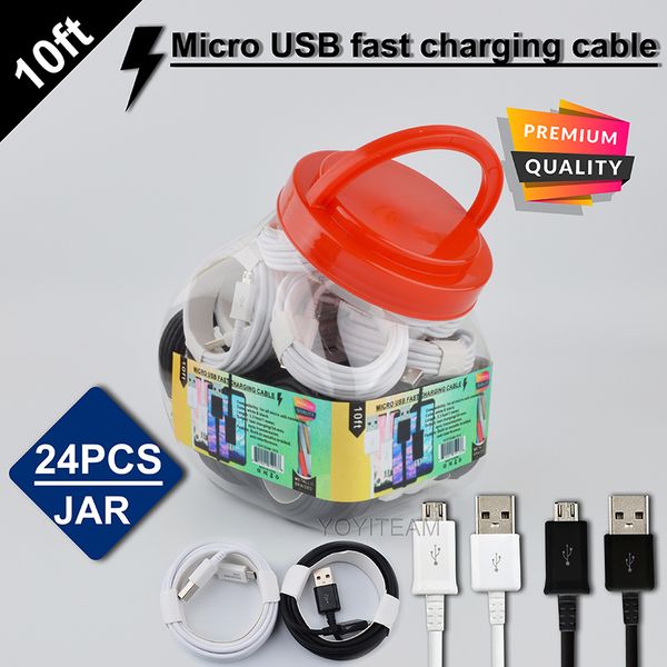 fast charging cable micro usb wire with plastic jar 3a max support quick charge for samgalaxy hw mi all smart phone 10ft cable
fast charging cable micro usb wire with plastic jar 3a max support quick charge for samgalaxy hw mi all smart phone 10ft cable