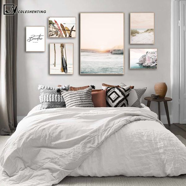 tropical sea beach travel poster nordic print sunset surfboard canvas art painting coastal seascape picture home wall decoration
tropical sea beach travel poster nordic print sunset surfboard canvas art painting coastal seascape picture home wall decoration