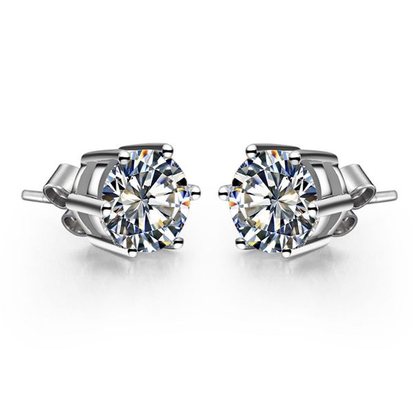 1ct /pair silver 18k gold plated 6 prong earring synthetic diamond stud earrings for women synthetic diamond wedding01, Golden;silver
1ct /pair silver 18k gold plated 6 prong earring synthetic diamond stud earrings for women synthetic diamond wedding01, Golden;silver