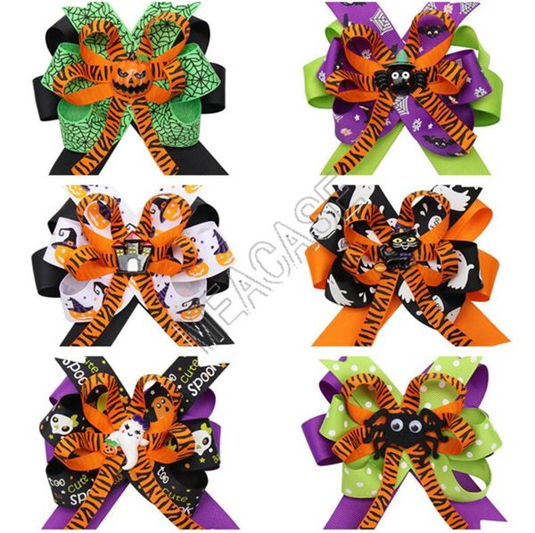 симпатичные девушки hairbows шпильки хэллоуин шаблон тыквы паук галстуки волос держатель зажимы луки волос младенца barrettes student party, Black
симпатичные девушки hairbows шпильки хэллоуин шаблон тыквы паук галстуки волос держатель зажимы луки волос младенца barrettes student party, Black