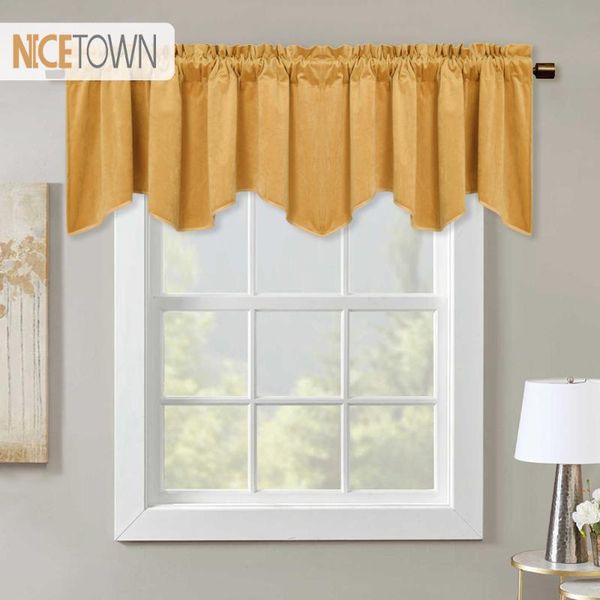 1pc luxury velvet valance scalloped half window curtain tier wave drape for home decoration bay window kitchen room decor
1pc luxury velvet valance scalloped half window curtain tier wave drape for home decoration bay window kitchen room decor