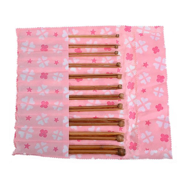 11 pairs carbonized bamboo beginner ergonomic home straight knitting needles set
11 pairs carbonized bamboo beginner ergonomic home straight knitting needles set