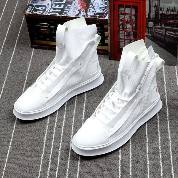 brand men fashion casual shoes ankle boots pu leather thick bottom men high shoes leisure hip-hop boots botas hombre, Black
brand men fashion casual shoes ankle boots pu leather thick bottom men high shoes leisure hip-hop boots botas hombre, Black