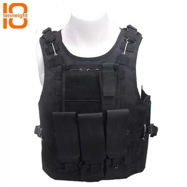 tenneight outdoor tactical vest molle army combat hunting vest cs assault plate carrier camouflage protection equipment, Camo;black
tenneight outdoor tactical vest molle army combat hunting vest cs assault plate carrier camouflage protection equipment, Camo;black