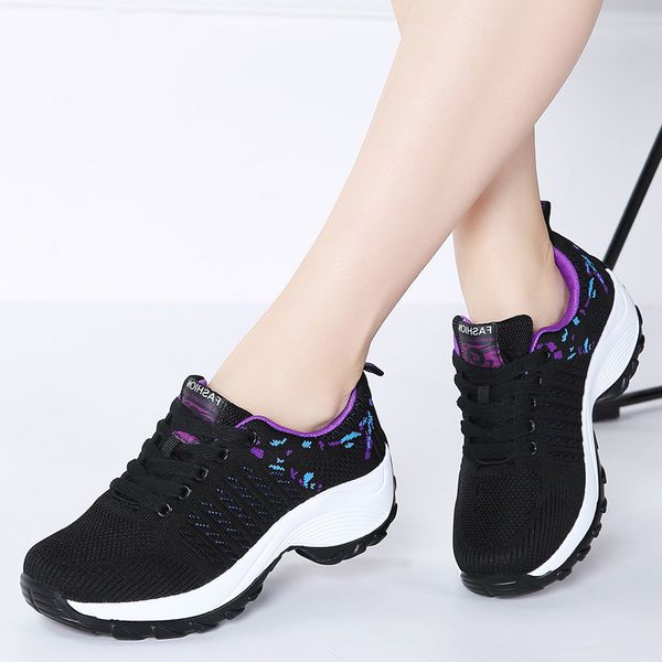 2020 autumn women flat platform sneakers for women lightweight comfortable breathable ladies laces casual sneakers, Black
2020 autumn women flat platform sneakers for women lightweight comfortable breathable ladies laces casual sneakers, Black