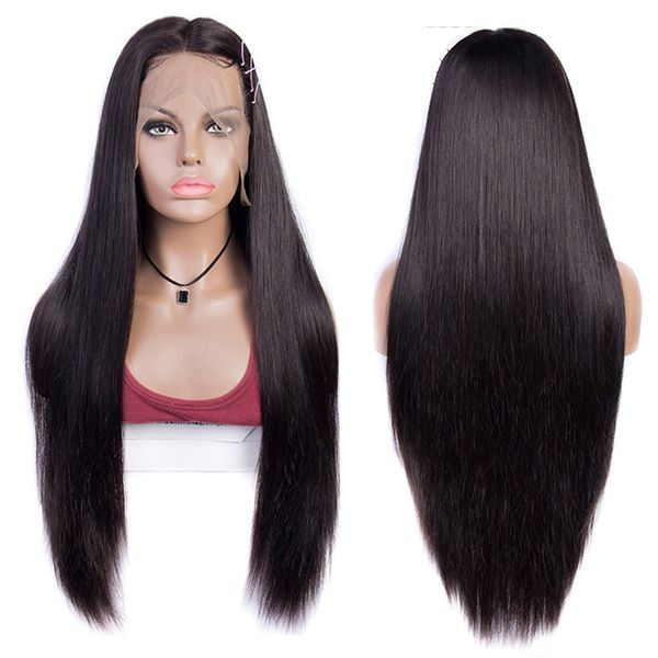 brazilian human hair wigs black color lace frontal wigs virgin hair long wigs 150% density glueless for women
brazilian human hair wigs black color lace frontal wigs virgin hair long wigs 150% density glueless for women