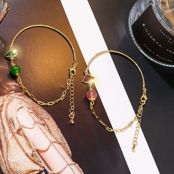 european and american fashion small fresh female bracelet temperament simple women girl jewelry accessories, Golden;silver
european and american fashion small fresh female bracelet temperament simple women girl jewelry accessories, Golden;silver