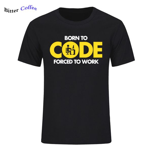 summer computer programmer tee shirt born to code forced to work design graphic print t shirt short sleeve cotton tees
summer computer programmer tee shirt born to code forced to work design graphic print t shirt short sleeve cotton tees