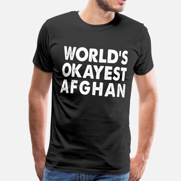 world's okayest afghan afghanese afghanistan t shirt men personalized tee shirt crew neck crazy comical summer pattern shirt
world's okayest afghan afghanese afghanistan t shirt men personalized tee shirt crew neck crazy comical summer pattern shirt