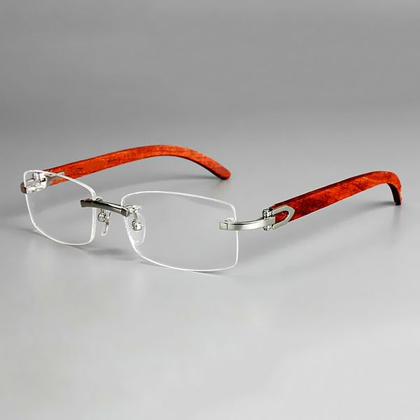 brands glasses frame men business rimless glasses frames wooden legs nearsighted women optical frame 5 colors, Black
brands glasses frame men business rimless glasses frames wooden legs nearsighted women optical frame 5 colors, Black