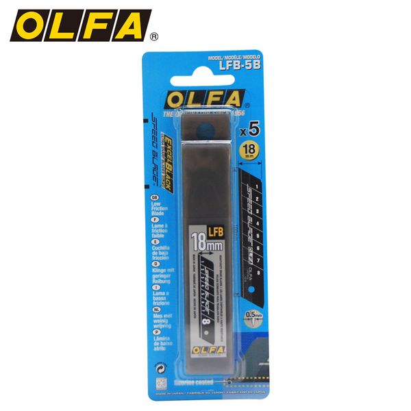 5pcs olfa lfb-5b snap-off speed cutter knife blade 18mm