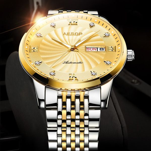 wristwatches aesop mens quarts watches men stainless steel mesh strap wrist watch female fashion 2021 bracelet gifts, Slivery;brown
wristwatches aesop mens quarts watches men stainless steel mesh strap wrist watch female fashion 2021 bracelet gifts, Slivery;brown