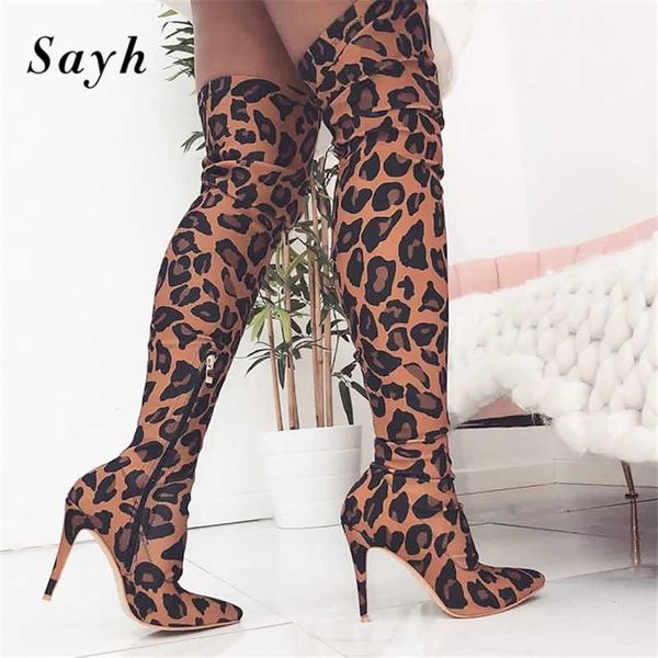winter women over knee high heels boots shoes zip leopard shoes pointy toe stilettos boots women's women sexy, Black
winter women over knee high heels boots shoes zip leopard shoes pointy toe stilettos boots women's women sexy, Black