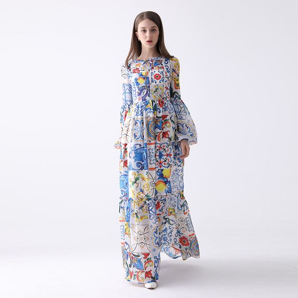 fashion elegant middle waist long dresses women's geometric printing dress crew neck long sleeve chiffon, Black;gray
fashion elegant middle waist long dresses women's geometric printing dress crew neck long sleeve chiffon, Black;gray