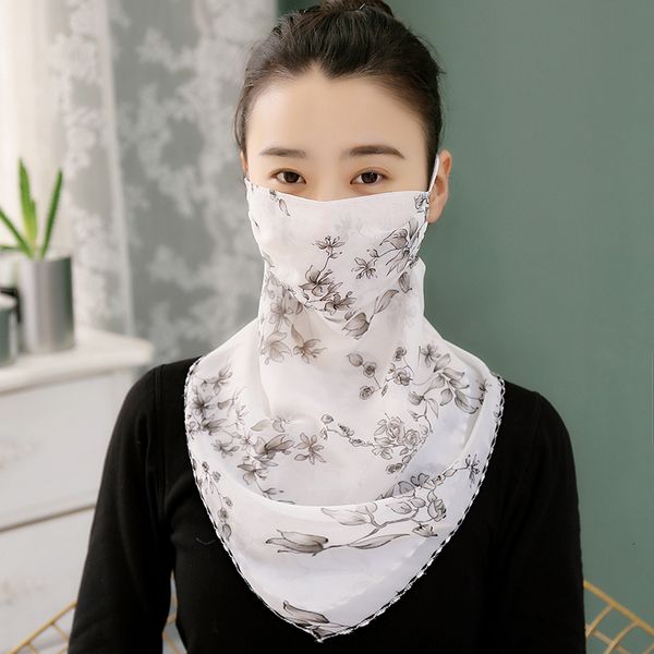 2020 new sunscreen mask neck protection full covering chiffon triangle scarf thin summer breathable silk scarf outdoor riding, White
2020 new sunscreen mask neck protection full covering chiffon triangle scarf thin summer breathable silk scarf outdoor riding, White